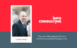 Csaba Veréb, the new Managing Director of InfoConsulting Hungary Ltd