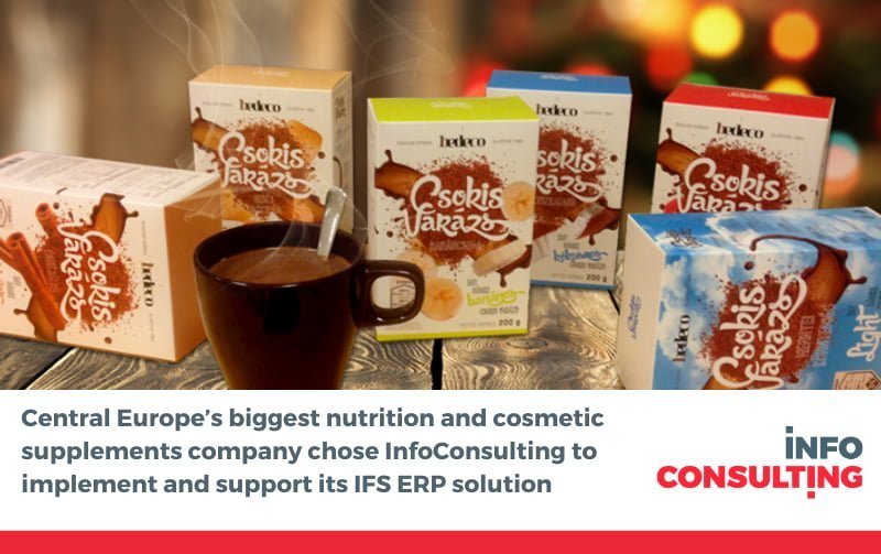 Central Europe’s biggest nutrition and cosmetic supplements company chose InfoConsulting to implement and support its IFS ERP solution